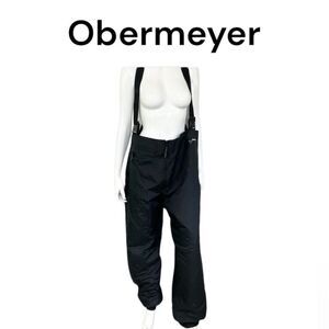 Obermeyer Vintage 90’s Ober Bib Insulated Ski Snow Board Overall Pant Black 20